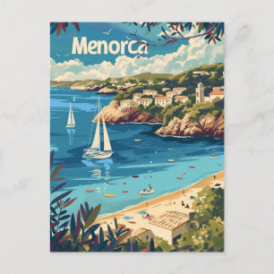 Menorca Vintage Postcard