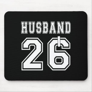 Mens 2026 husband wife matching engagement party mouse pad