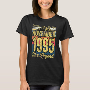 Mens 26th Birthday The Man The Myth The Legend Nov T-Shirt
