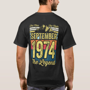 Mens 47th Birthday The Man The Myth The Legend Sep T-Shirt