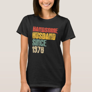 Mens 47th Wedding Anniversary for Him Handsome Hus T-Shirt