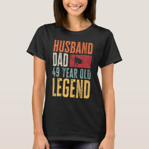 Mens 49th Birthday Dad Husband Legend Vintage 49 T-Shirt