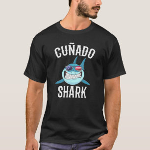 Mens 4th Of July Cunado Shark Spanish Brother In L T-Shirt