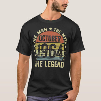 Mens 56 Years Old Birthday Gifts Man Myth Legend O T-Shirt