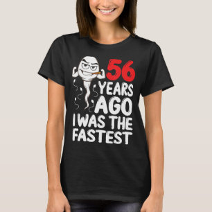 Mens 56th Birthday Gag Dress 56 Years Ago I Was Th T-Shirt