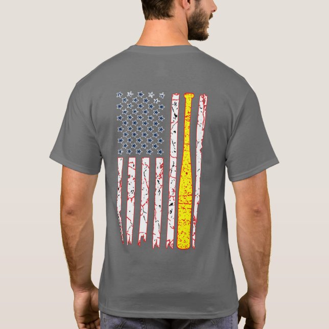 Men's 603 Riptide Softball Flag Shirt (Back)