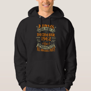 Mens 60th Birthday Kings Born In December 1962 60 Hoodie