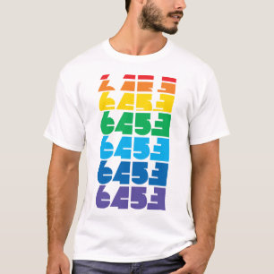 Men's 6453 Block multicolor tee
