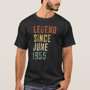 Mens 67 Years Old Legend Since June 1955 67th Birt T-Shirt