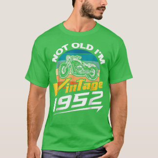 Mens 70th Birthday Man Biker Legend Motorcycle Cho T-Shirt