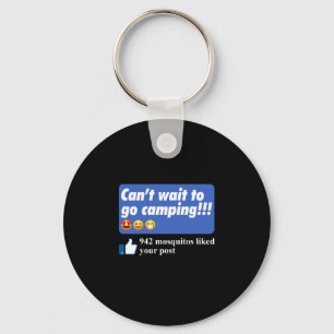 Mens 942 mosquitos liked post mosquito meme funny keychain