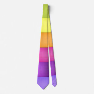 Men's Abstract Rainbow Silk Power Tie