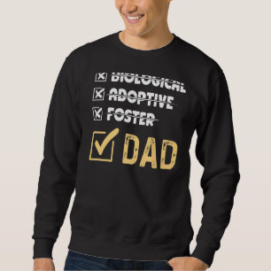 Mens Adoptive Dad  Happy Adoption Day New Parents Sweatshirt