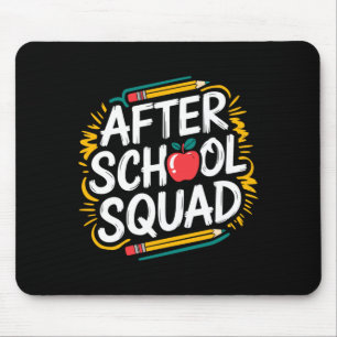 Mens after school program teaching and team after mouse pad