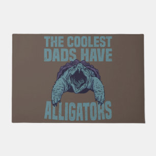 mens alligator snapping turtle dad far pet turtle  doormat