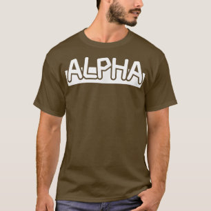 Mens ALPHA Gym Fitness Workout Bodybuilding Motiva T-Shirt