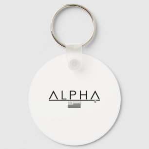 Mens Alpha Gym Rabbit Workout Bodybuilding Fitness Keychain