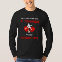 Mens Alter Mann Table Tennis Bat Ping Pong Saying