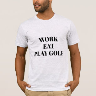 Mens American Apparel T-Shirt-Play Golf T-Shirt