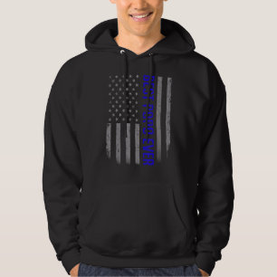 Mens American Flag Dad   For Father's Day Best Pop Hoodie