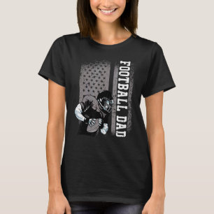 Mens American Football Dad Usa Team Sports Player T-Shirt