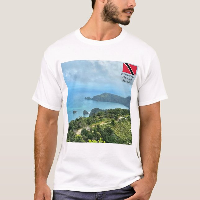 Men's and women Basic T-Shirt of trinidad (Front)