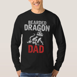 Mens Animal Pet Dad Lizard Reptile Bearded Dragon T-Shirt
