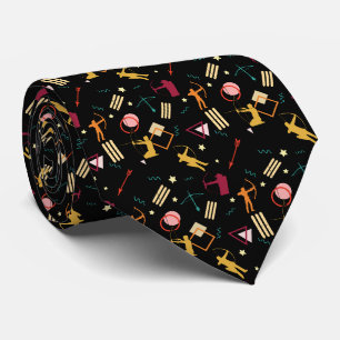 Mens Archery - Boys Bow n Arrow Geometric Art Tie