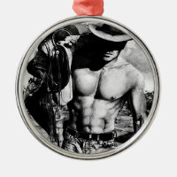 Men's Art For Him Cowboy Bodybuilder Christmas