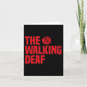 Mens Asl Sign Language Coach Deaf Awareness Gift B Card
