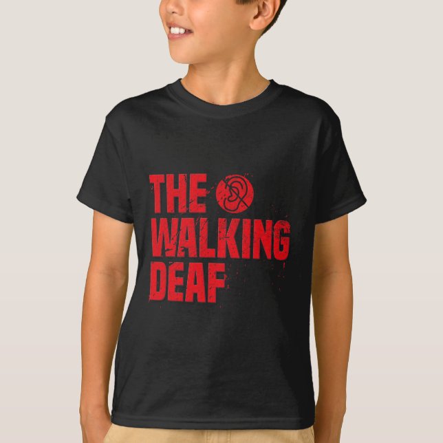 Mens Asl Sign Language Coach Deaf Awareness Gift   T-Shirt (Front)