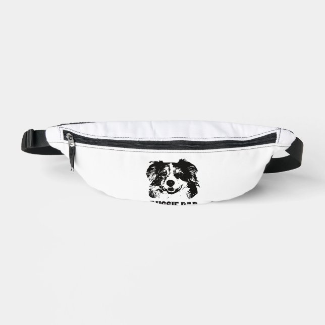 Mens Aussie Papa - Australian Shepherd Chien Papa (Recto)