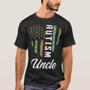 Mens Autism Awareness Autistic Niece Nephew Proud  T-Shirt