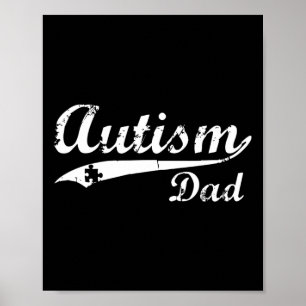 Mens Autism Dad Gifts Autism Awareness Gift  Poster
