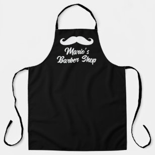 Men's barber shop apron for haircuts and shaves
