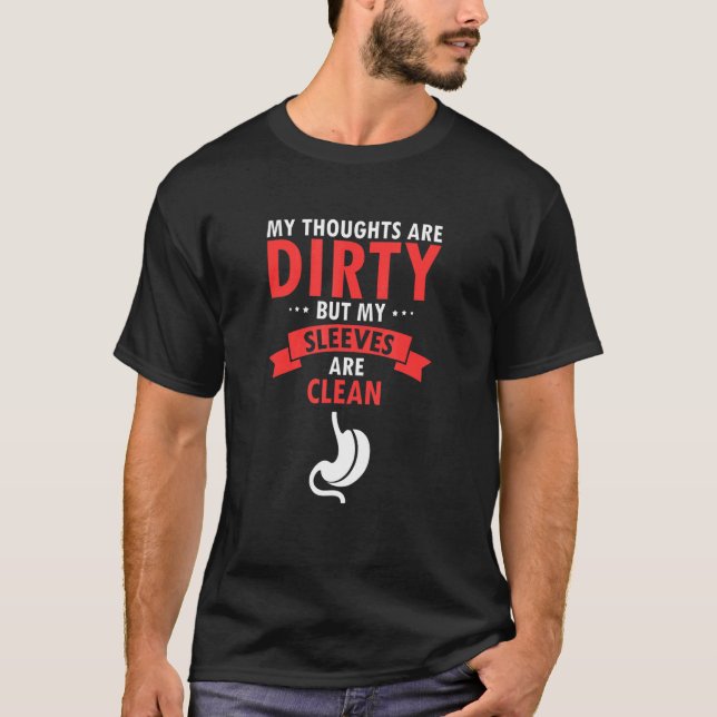 Mens Bariatric Sleeve and Weigh Loss Surgery Desig T-Shirt (Front)