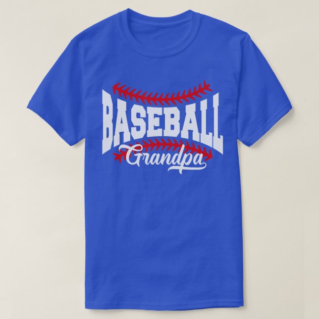 Mens Baseball Grandpa  T-Shirt (Design Front)