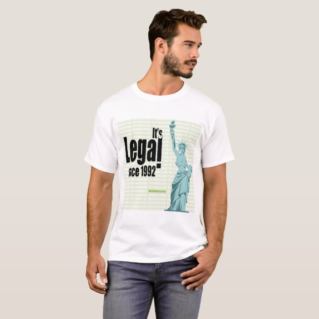 Men's Basic B T-Shirt (Front Full)