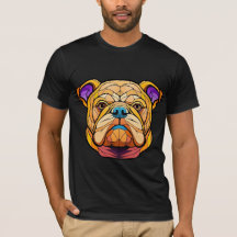 Men's Basic Bull Dog Hooded Sweatshirt