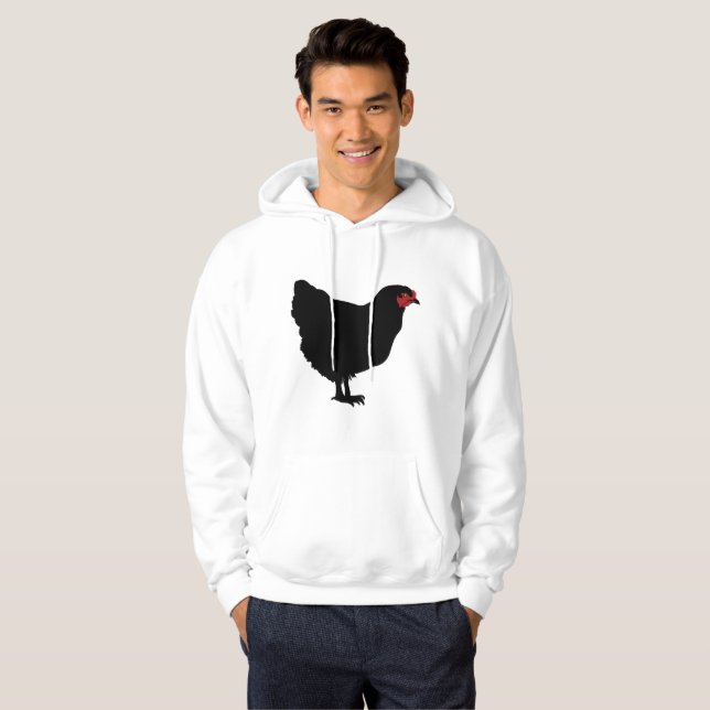 Men's Basic Hooded Sweatshirt ROOSTER & HEN (Front Full)