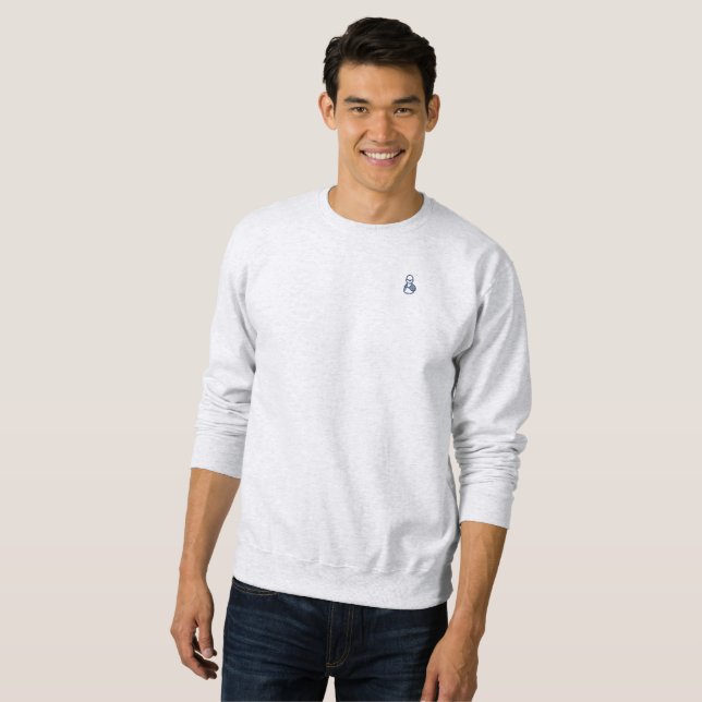 mens basic sweat shirt (Front Full)