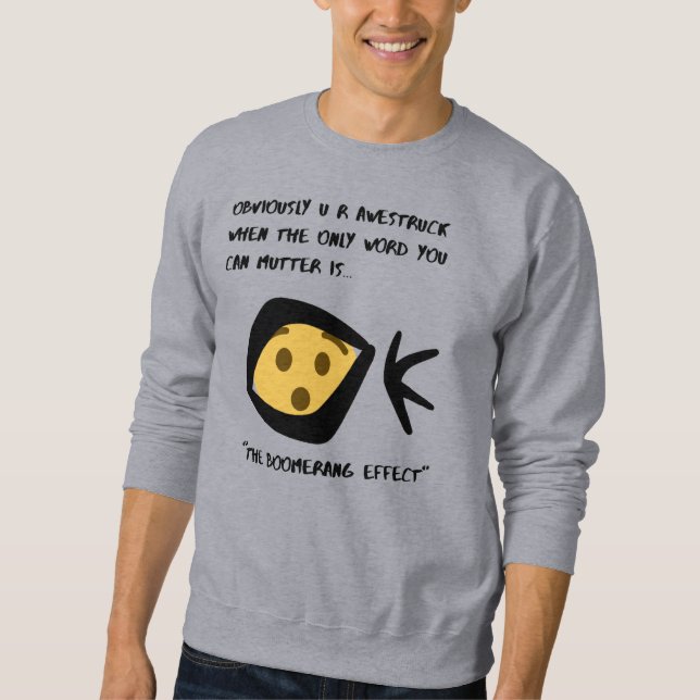 Men's Basic Sweatshirt Boomeranged (Front)