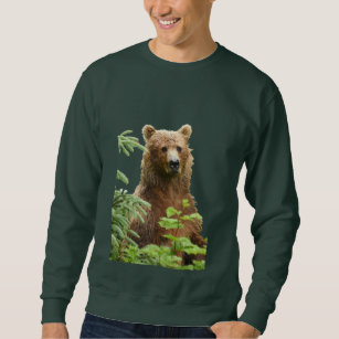 Men's Basic Sweatshirt w/ grizzly bears