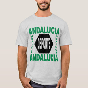 Men's Basic T-Shirt  ash  ANDALUCIA DEPORTE
