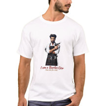 Men's Basic T-Shirt Barber theme