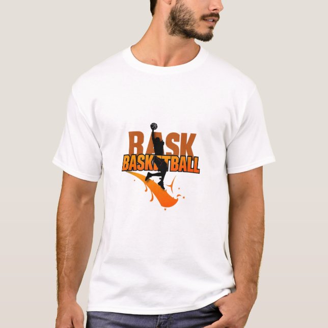 Men's Basic T-Shirt BASKETBALL (Front)
