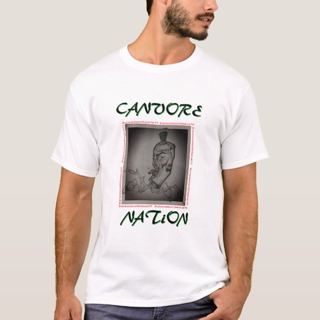 Men's Basic T-Shirt ~  CANAVORE NATION (Front)