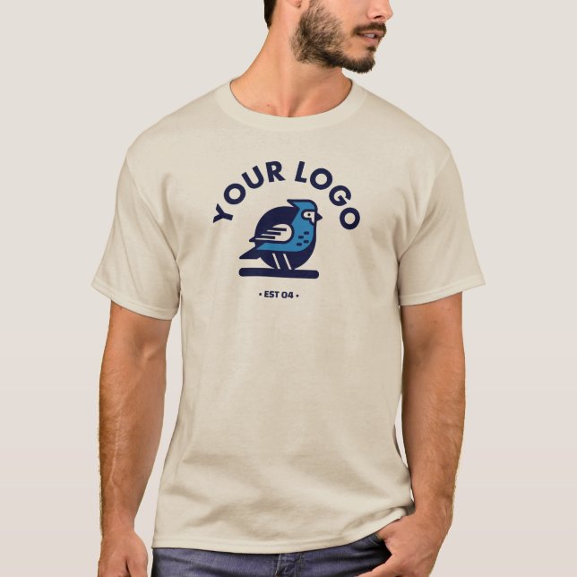 Men's Basic T-Shirt - Sand (Front)