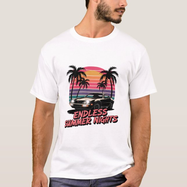 Men's Basic T-Shirt Summer Vibe (Front)