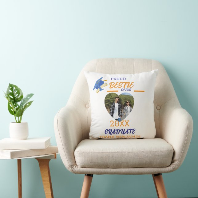 Men's Basic T-Shirt Throw Pillow (Chair)